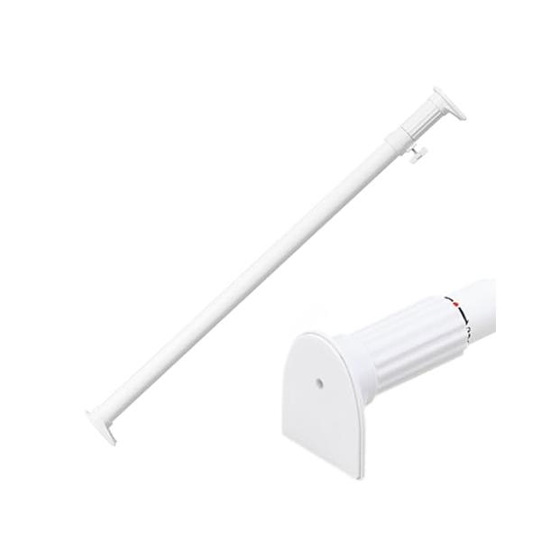 他サイト： パークレーン つっぱり棒 ジャッキ式超強力タイプ M ホワイト 幅73~120cm 耐荷重55~33kgの商品画像