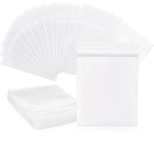 ColorfylCoco チャック 付き ポリ袋 ミニ 小 100枚入り 透明 厚手 内寸5×6(CM) 外寸5×7.3(CM) 厚さ0.12mm