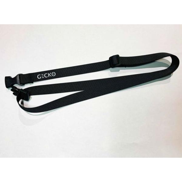 【商品名】GECKO Strap / ゲッコー ストラップ【ブランド】GECKO/ゲッコー【長さ】全長約117cm、幅2cm【素材】ポリエスターチョークバックベルト　クライミング腰つきチョークバックやヨガマットを停めたりできるストラップです...