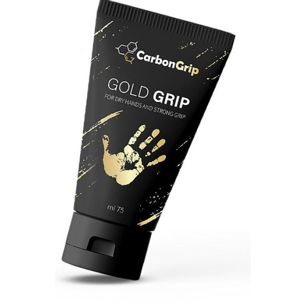 【商品名】gold grip ゴールドグリップ【ブランド】カーボングリップ【内容量】70mlクライミング　ボルダリング　チョーク大人気のCarbon Grip液体チョークシリーズにNEWラインナップの登場！炭酸マグネシウム不使用！魅惑の液体...