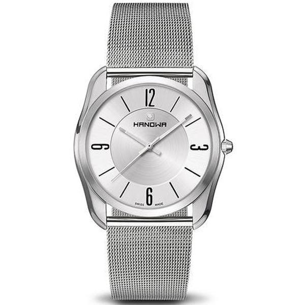Hanowa ハノワ クォーツ 腕時計 メンズ スイス ファッション シンプル 新入荷 流行 純正ケース 16 3045 04 001 並行輸入品 メーカー保証