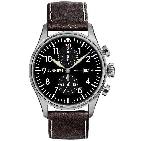 ドイツ製ユンカース JUNKERS Cockpit Ju52 クロノグラフ 6180-5
