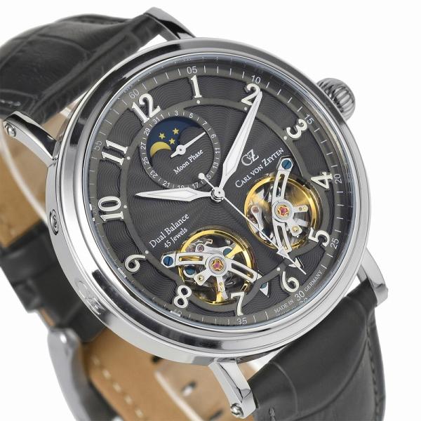 腕時計 倉庫 メンズ 自動巻 ドイツ製 ドイツ時計 Cvz カール Carlvonzeyten フォン ツォイテン Cvz0054gy