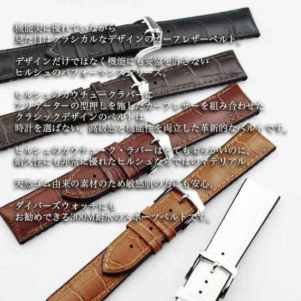 Hirsch Paul ヒルシュ ポール 18mm mm 22mm 24mm 300m耐水 アリゲーター型押 カーフレザー カウチュークラバー H Buyee Buyee Japanese Proxy Service Buy From Japan Bot Online