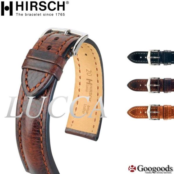 腕時計 ベルト HIRSCH ヒルシュ LUCCA ルッカ 22mm HIRSCH/LUCCA ヒルシュ/ルッカ 腕時計交換ベルト 20mm/22mm/24mm