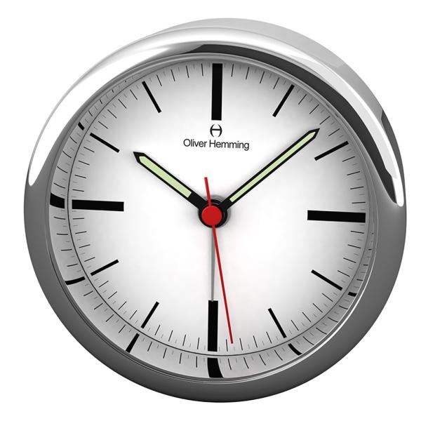 置き時計 目覚まし時計 おしゃれ 高級 Hx80sstat Oliver Hemming ヘミング Sale 引越し祝い オリバー 誕生日プレゼント アラーム 夜光表示