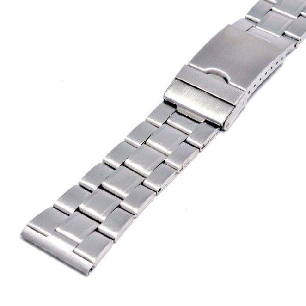 幅24mm 時計バンド ステンレスベルト SB24-003 : Googoods 