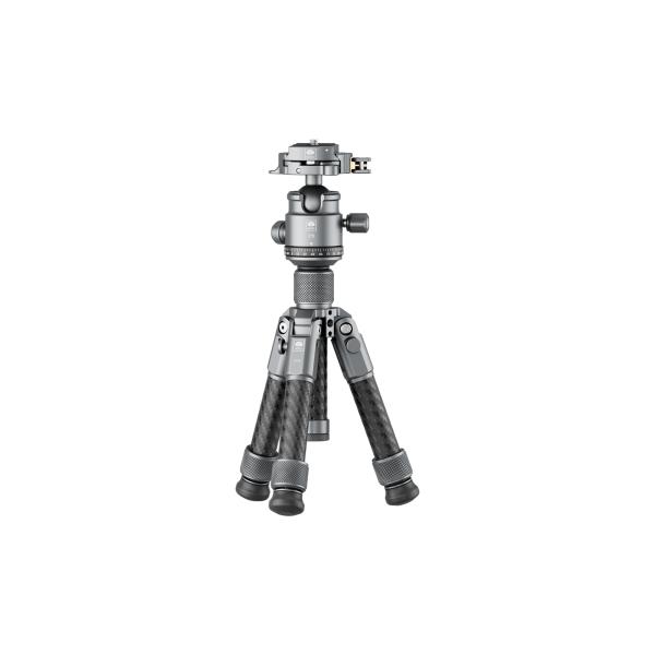 SIRUI（シルイ）3TX+3T5 カーボンファイバー製卓上三脚キット 隠しスマートフォンホルダー付き ボールヘッド付属 耐荷重10kg ブラック _6952060077765