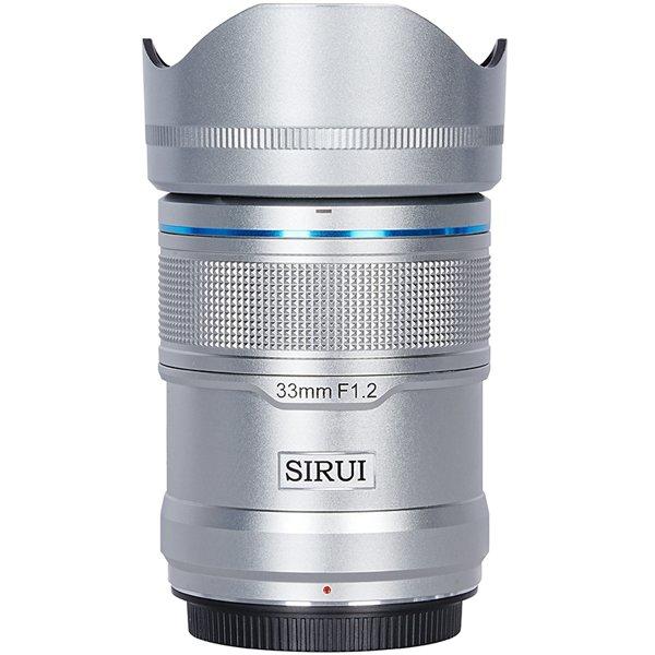 SIRUI（シルイ）Sniper（スナイパー） AFレンズ F1.2 APS-C 33mm ソニーEマウント 単焦点レンズ（シルバー）