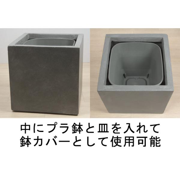 植木鉢 大型 おしゃれ モダン ベータ キューブ プランター グレー 36cm 送料無料 /【Buyee】 植木鉢 大型 おしゃれ モダン ベータ キューブ プランター グレー 36cm 送料無料 /【Buyee】