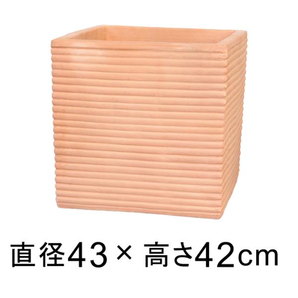 横縞 キューブ型 素焼き鉢 テラコッタ 鉢 特大 42cm 対角線の長さ60cm 46リットル メーカー直送 日時指定不可 同梱不可 代引不可 返品不可 Rv0011l 植木鉢 鉢カバー専門店グーポット 通販 Yahoo ショッピング