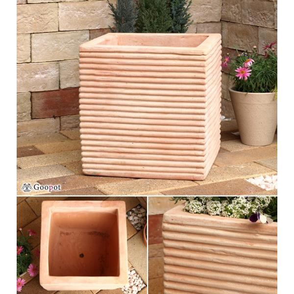 横縞 キューブ型 素焼き鉢 大 34cm 24リットル おしゃれ 植木鉢 大型 テラコッタ 鉢 Buyee Buyee 提供一站式最全面最專業現地yahoo Japan拍賣代bid代拍代購服務 Bot Online