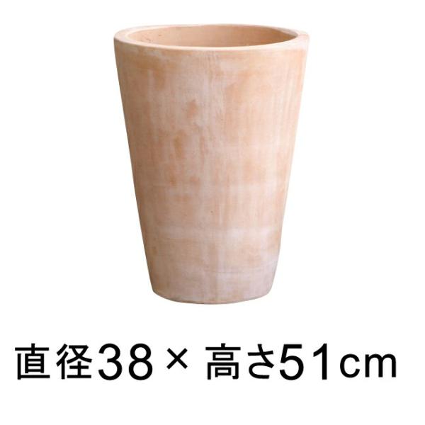 シンプル丸深型 素焼き鉢 テラコッタ鉢 おしゃれ 植木鉢 大型 38cm 34リットル 送料無料 Rv0236l 植木鉢 鉢カバー専門店グーポット 通販 Yahoo ショッピング