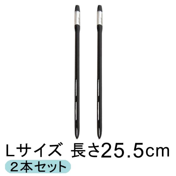 送料無料 水やりチェッカー SUSTEE サスティー Lサイズ ブラック 【2本セット】 キャビノチェ 直径18〜36cm位の鉢用 水分計 ◆クリックポスト（メール便）