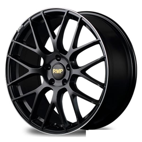 RMP RMP 028F 18x8.0+45 5H112 セミグロスブラック/リムエッジDC/ロゴ