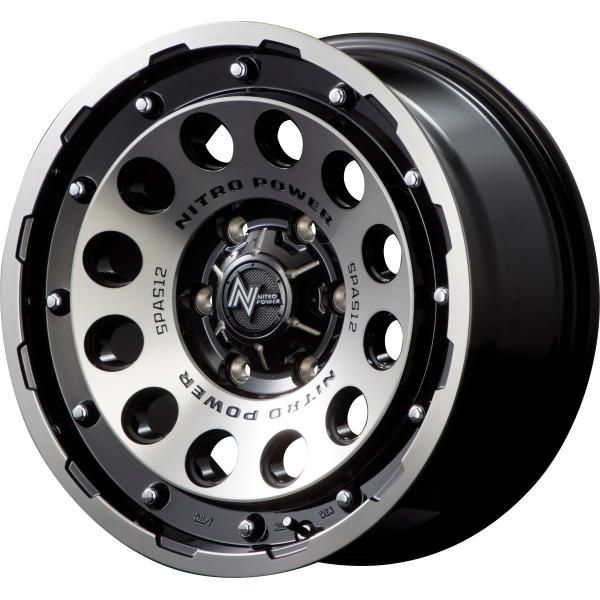 ナイトロパワーマシニングH12タイヤホイールセット【にく】 NITRO POWER（ナイトロパワー） H12 ショットガン 17x8.0+20 6H139.7