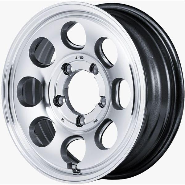 マルカサービス Garcia Palm8 16x6.0-5 5H139.7 メタリックグレー 