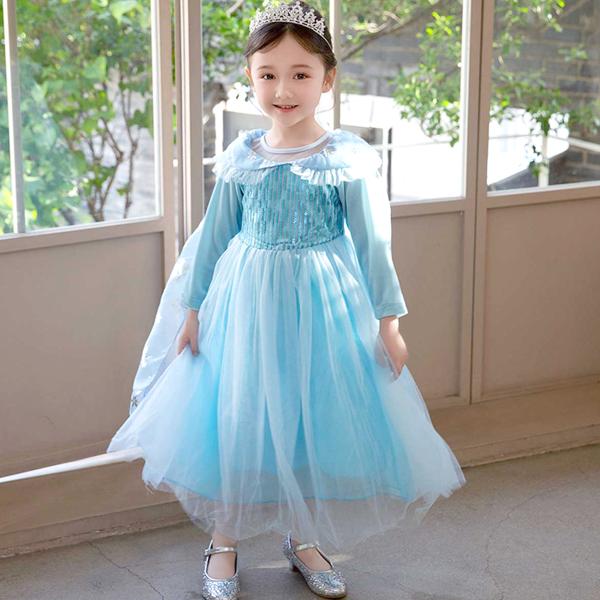 エルサのドレスキッズ】ビビディバビディブティック エルサ 100cm