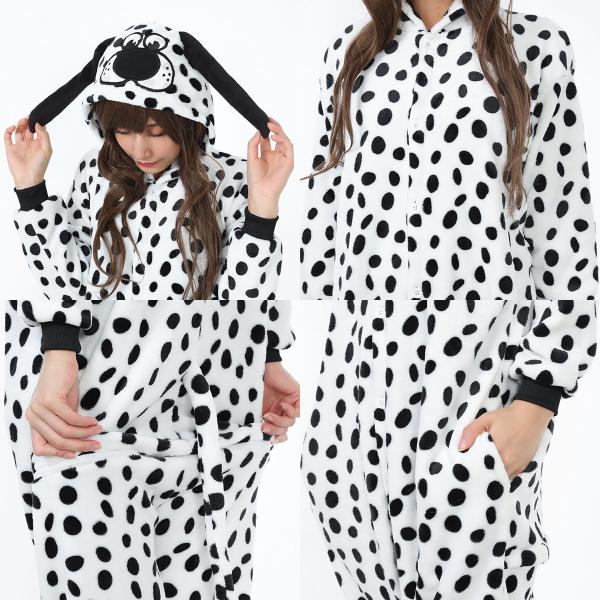 ダルメシアン 着ぐるみ メンズ 犬 コスプレ かわいい いぬ 着ぐるみパジャマ 大人 動物 パジャマ レディース Nhanphucjsc Vn