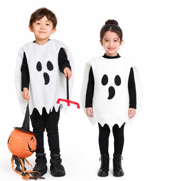 【送料無料】 ハロウィン おばけ 着ぐるみ 子供 コスプレ 可愛い ゴースト 仮装 衣装 キッズ 女の子 男の子 子ども こども