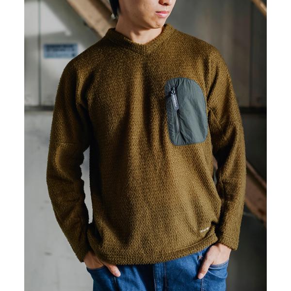 and wander - and wander アンドワンダー アルファダイレクトプルオーバー and wander (アンドワンダー) alpha direct pullover / アルファ