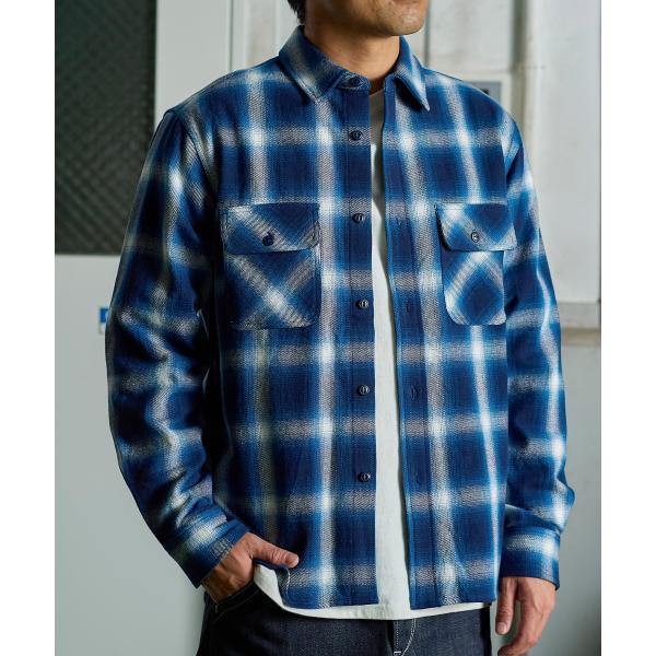 BIG MIKE（ビッグマイク） ヘビーフランネルシャツ : GORDON MILLER