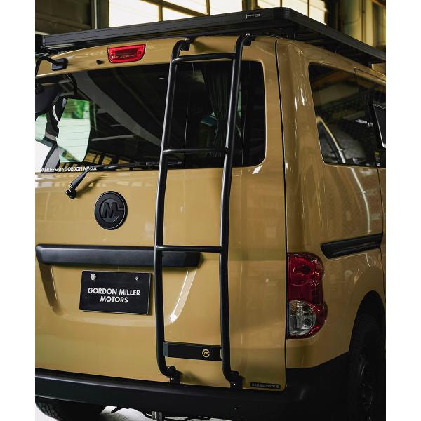 GORDON MILLER MOTORS カスタムパーツ リアラダー for NV200 バックドアラダー はしご 梯子 アウトドア 車中泊