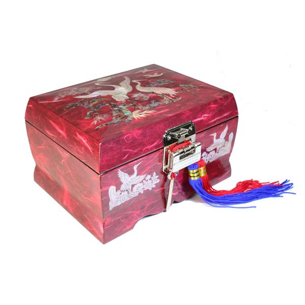 螺鈿 らでん オルゴール 鍵付 伝統工芸美術品 ジュエリーケース 赤 J6rn J6rn ステージアクセサリーゴージャス屋 通販 Yahoo ショッピング