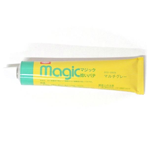 マジック拾いパテは、サフとの相乗効果で上塗りのとまりを向上されるラッカーパテです。きめが細かく、なめらかな作業性が特徴です。吸い込みが少なく、直接上塗り塗装をすることも可能です。※実店舗との併売品となります。タイミングによっては売り切れる場...