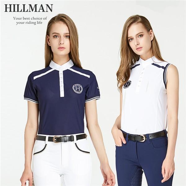 乗馬用品 乗馬ウェア 半袖シャツ ショーシャツ 乗馬用ポロシャツ レディース コンペティション 競技用 馬具 馬 乗馬用 春 夏 0408mpolt13 五洲機器 通販 Yahoo ショッピング