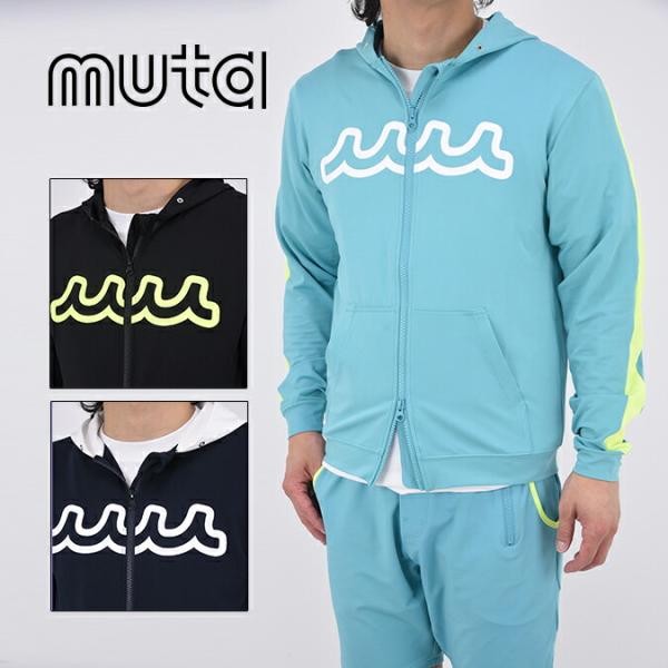 【25SS】muta MARINE ムータマリン メンズ レディース RUSH PARKA (RETRO PANEL) / サイドライン ラッシュガードパーカー スポーツ 快適 5-7 M-XL MMTK-435072