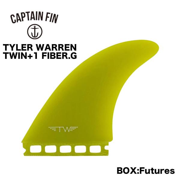 CAPTAIN FIN キャプテンフィン TYLER WARREN TWIN TRAILER FIBER GLASS ツインスタビ タイラー・ウォーレン  イエロー FUTURES サーフィン :cf-twtsfg:GO 通販 