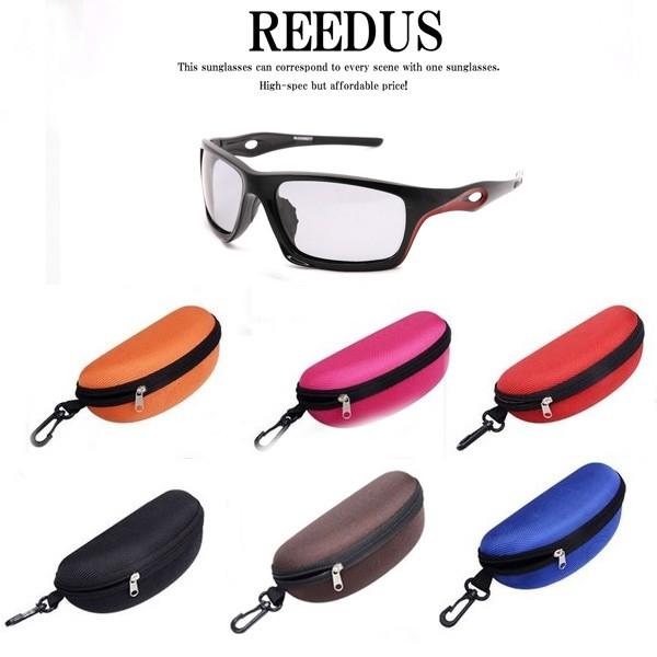 RUDIE'S 未使用　偏光グラス　メガネケースとメガネ拭き付き UVカット機能付き偏光レンズSUNGLASSES【メガネケース×メガネ