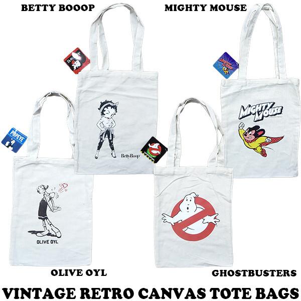 ヴィンテージ レトロ キャンバス トートバッグ BETTY BOOP OLIVE OYL