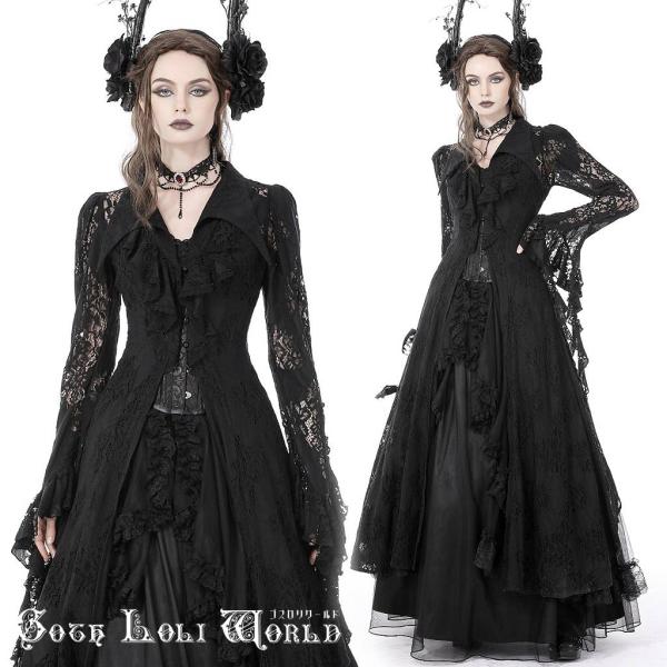 ゴスロリワールド DW734 ゴスロリファッション レースフリルウィッチ風