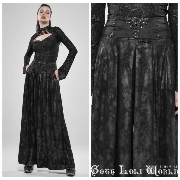 ゴスロリワールド Punkrave ゴスロリ ワイドレッグハイウエストマジシャン パンツ 最短当日発送 翌日到着 品質自信有 サイズ交換可能 Blusquare Org