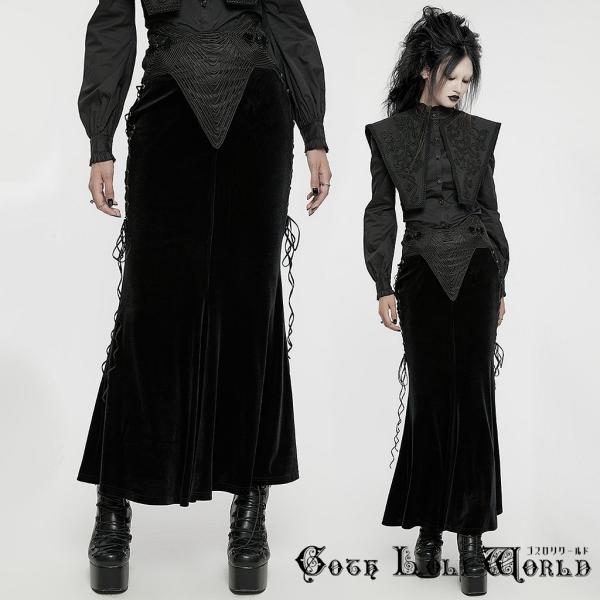 ゴスロリ　フィッシュボーン　スカート ロリータファッション通販 SEASONZ ゴスロリ フリル フィッシュ