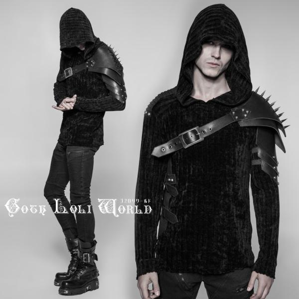 商品型番：WS-276QTM-BKWS-276QTM-BK モンハン風ツリースタッズ ショルダーアーマー 黒色＊全品即納 最短翌日到着 交換可能 送料無料【サイズ詳細】＊商品画像にご参照ください。【＊交換について】＊未使用品であれば、イメー...