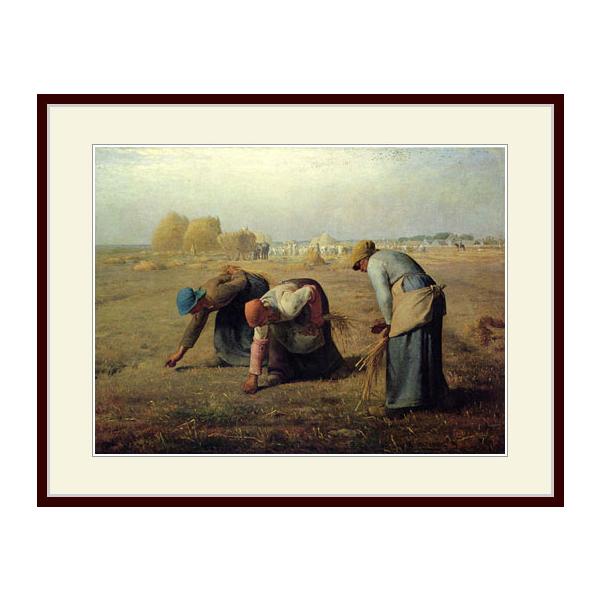 複製画・額縁付き・ミレー・「落穂拾い」 : グーピルギャラリー
