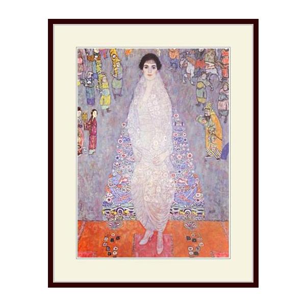 複製画・額縁つき：クリムト・「エリザベート・バッホーフェン=エヒト男爵夫人の肖像」