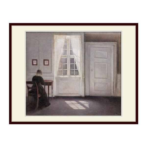 The Courtyard at 30 Strandgade. | ヴィルヘルム・ハマスホイ