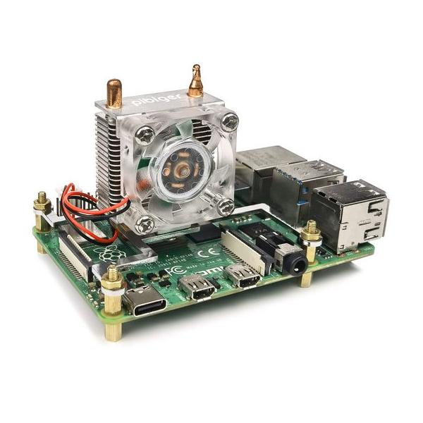 Pibiger Raspberry Pi 4 Cooling Fan Ice Tower Cooler CPU Heatsink Kit for Ra