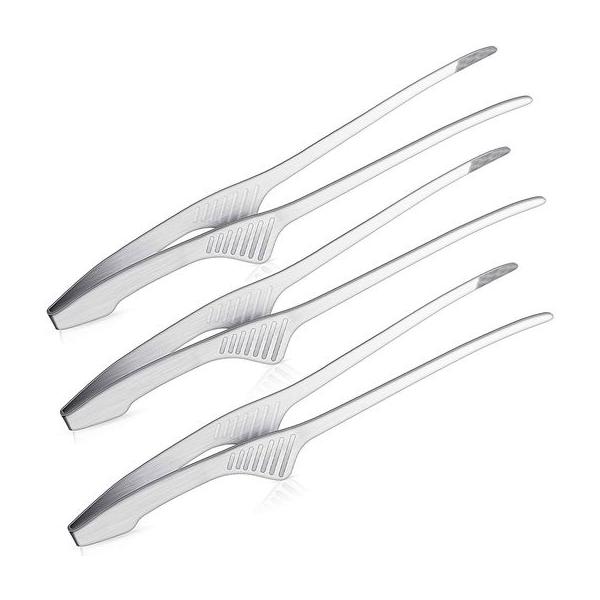 他サイト： CMDトング焼肉BBQトングステンレス3本セットバーベキュー菜箸便利小物25cm家庭用(先端)の商品画像