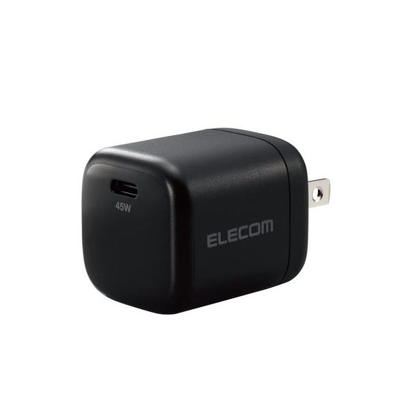 他サイト： エレコム急速充電器Type-CUSBPD対応45WUSB-Cx1小型軽量折りたたみ式プラグ【iPhone1615iPadMacbookAirSurfaの商品画像