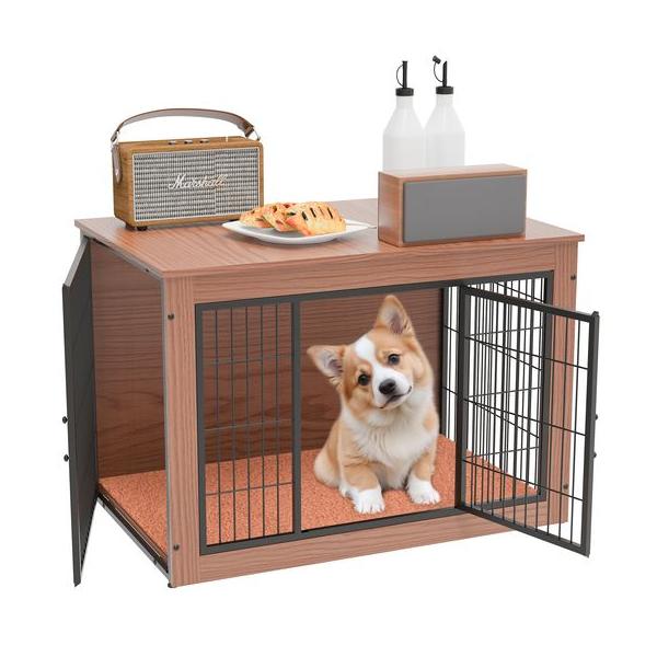 Petnniko犬ケージペットケージ犬サークル小中大型犬用幅82x奥行56x高さ