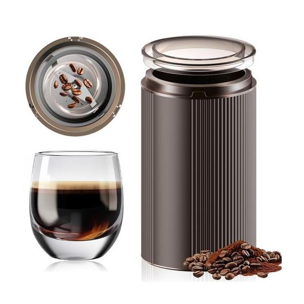 他サイト： コーヒーミル電動カッターコーヒーミル電動コーヒーミル粉末コーヒー豆ひき機自動停止豆挽き/緑茶/山椒/唐辛子/胡椒/山椒/調味料の商品画像
