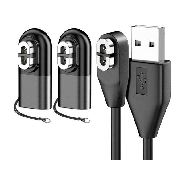 Shokz用充電ケーブルUSB充電コード1m2個USBType-C変換アダプター付き用
