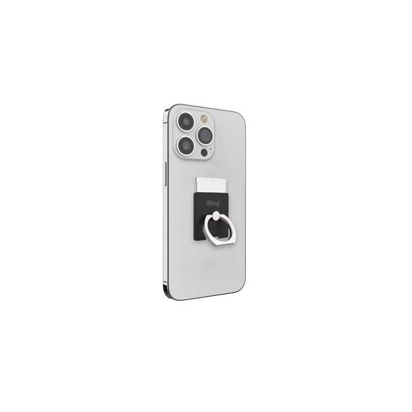 他サイト： AAUXX(オークス)iRingLink2アイリングリンク2MagSafeワイヤレス充電スマホリングスマホ落下防止ブラックUMS-IR09ILBL2の商品画像