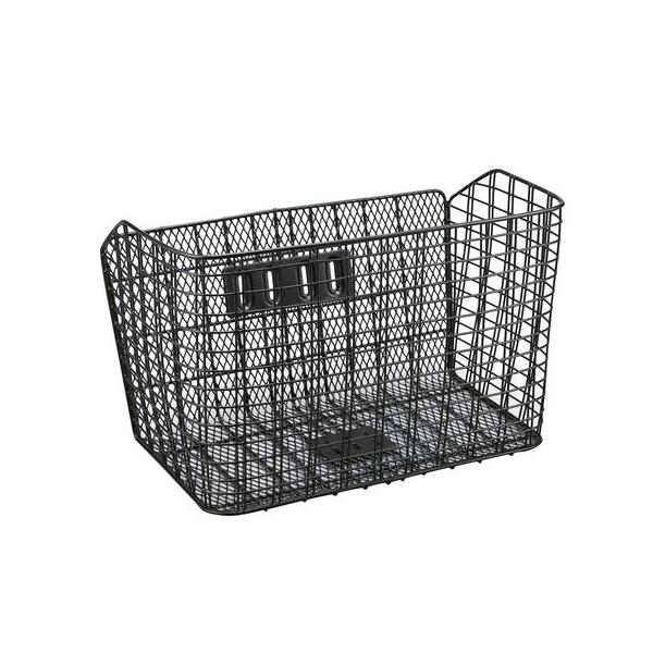 他サイト： sentan(センタン工業)自転車用前カゴ底でかーごメッシュワイヤー取付金具付GH-C430ブラックメタルの商品画像