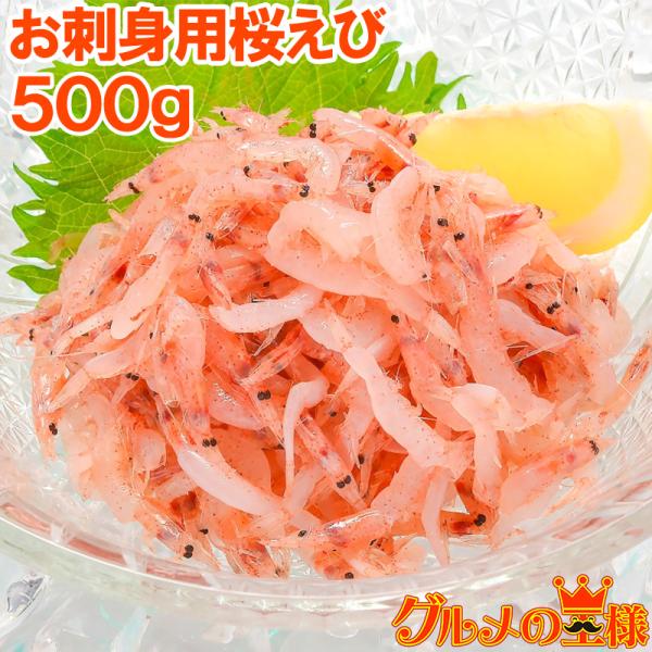 お中元 生桜エビ お刺身用 生桜えび 500g 台湾産 冷凍桜海老 桜えび 桜海老 桜エビ